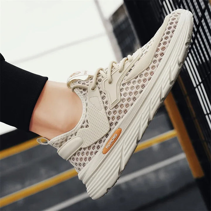 Luxury Shoes Fur Sports Tennis Man Elastic Laces Sneakers Woman Luxury Designer Trainer Men Sports Shoes Wearable Tennis Net